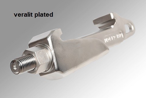 RATHMANN® screw clamp, Veralit-plated finish